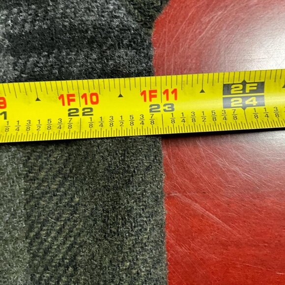 Mens Designer Bernardo Warm Winter Wool Blend Green Plaid Overcoat (Large) - Picture 4 of 7